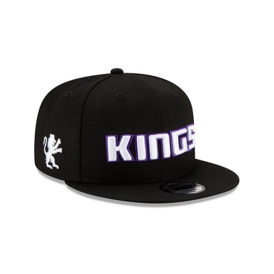 Sacramento Kings Gorra | New Era NBA Statement Edition 9fifty Snapback Cap Mexico - Negros